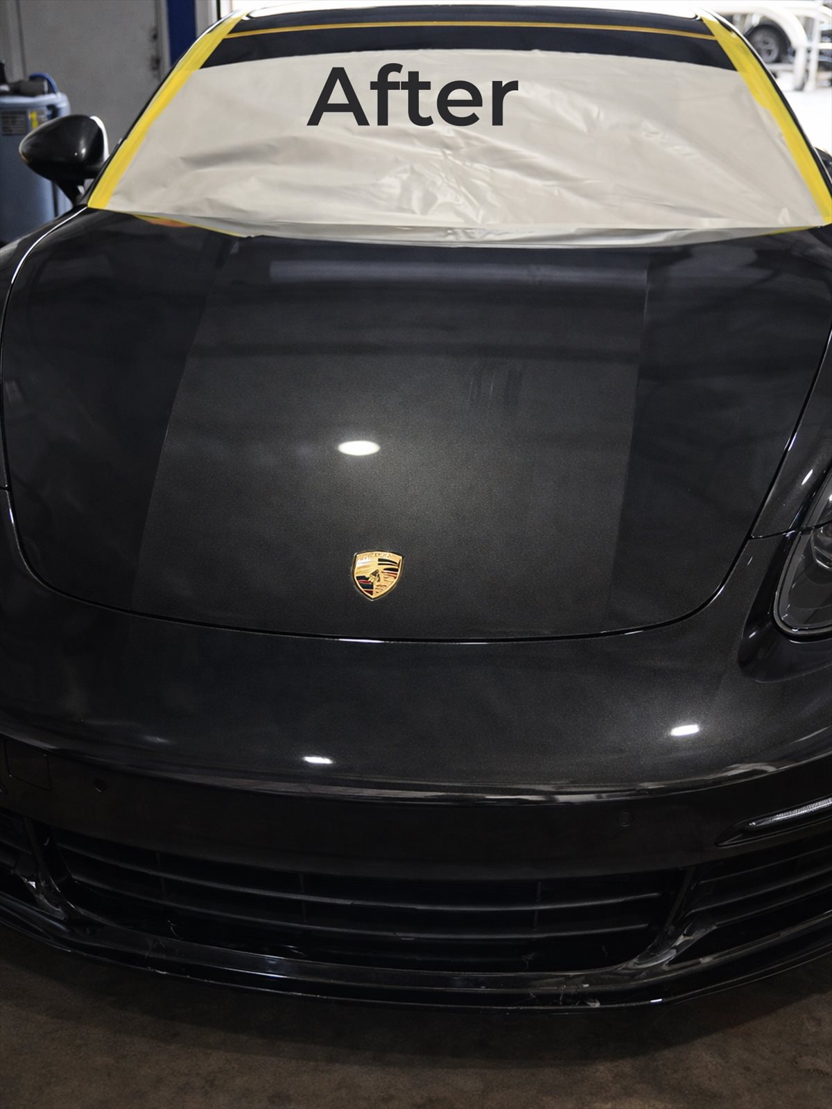 Porsche after repair