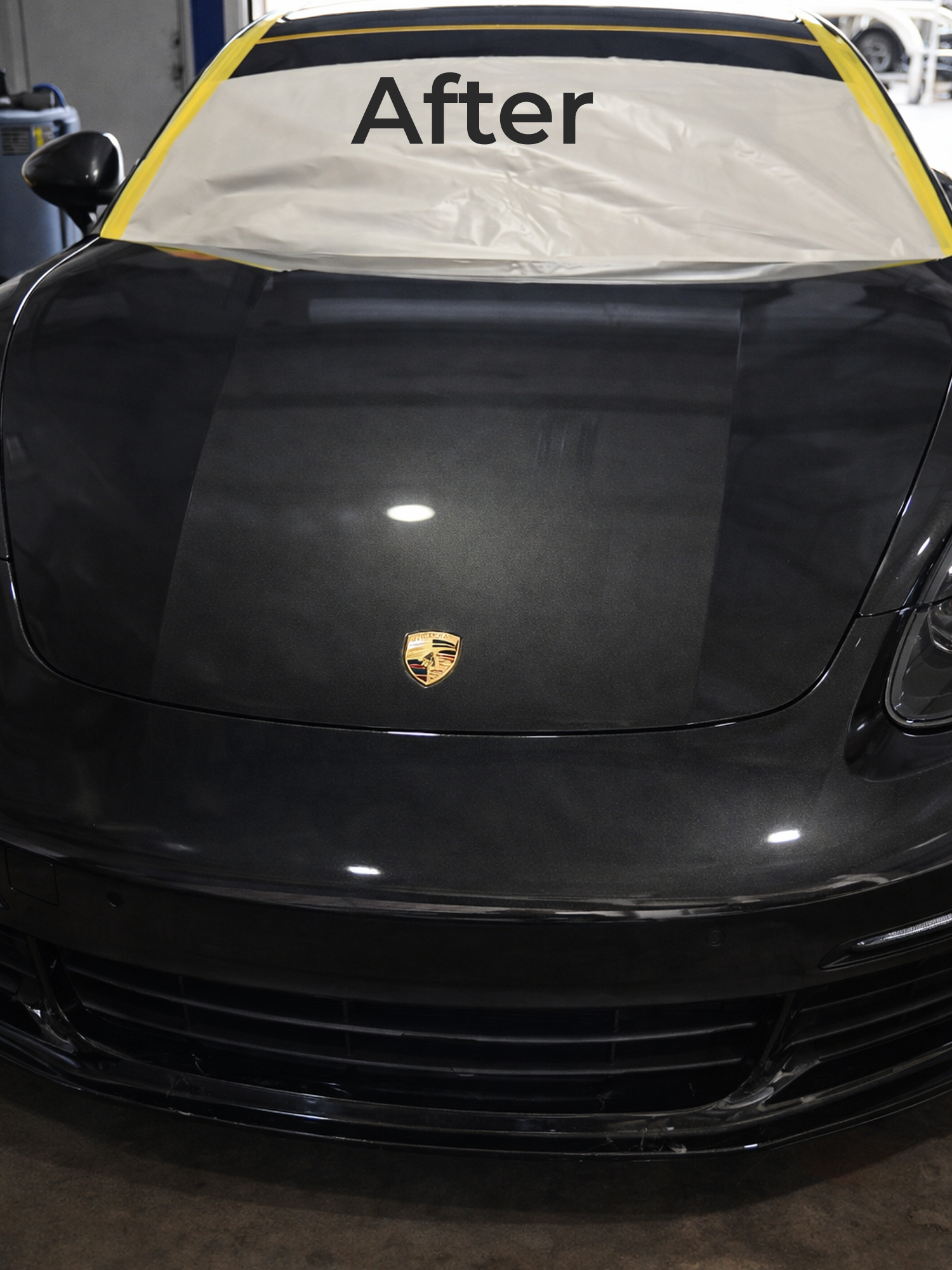 Porsche after repair