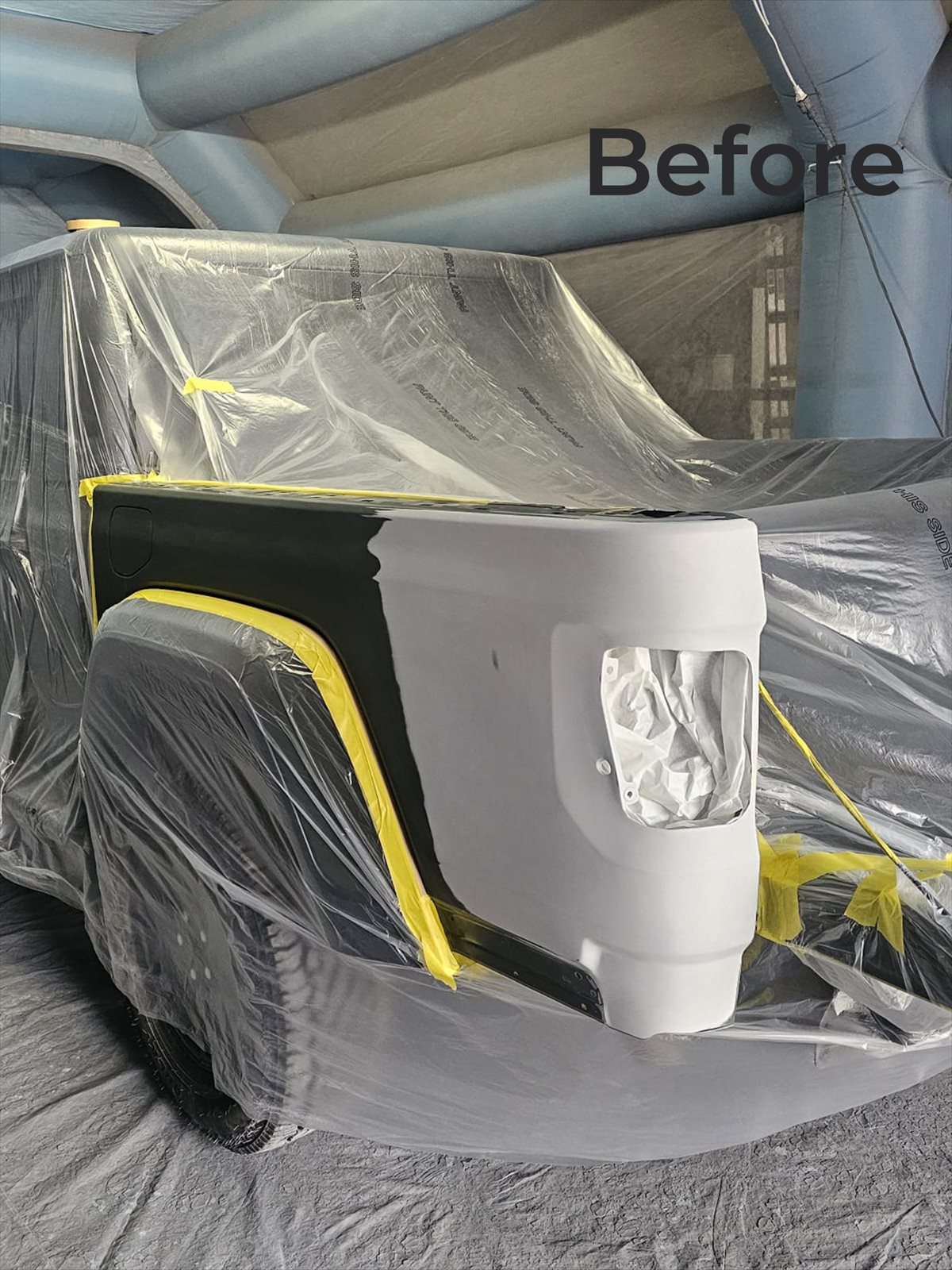 Truck before repair