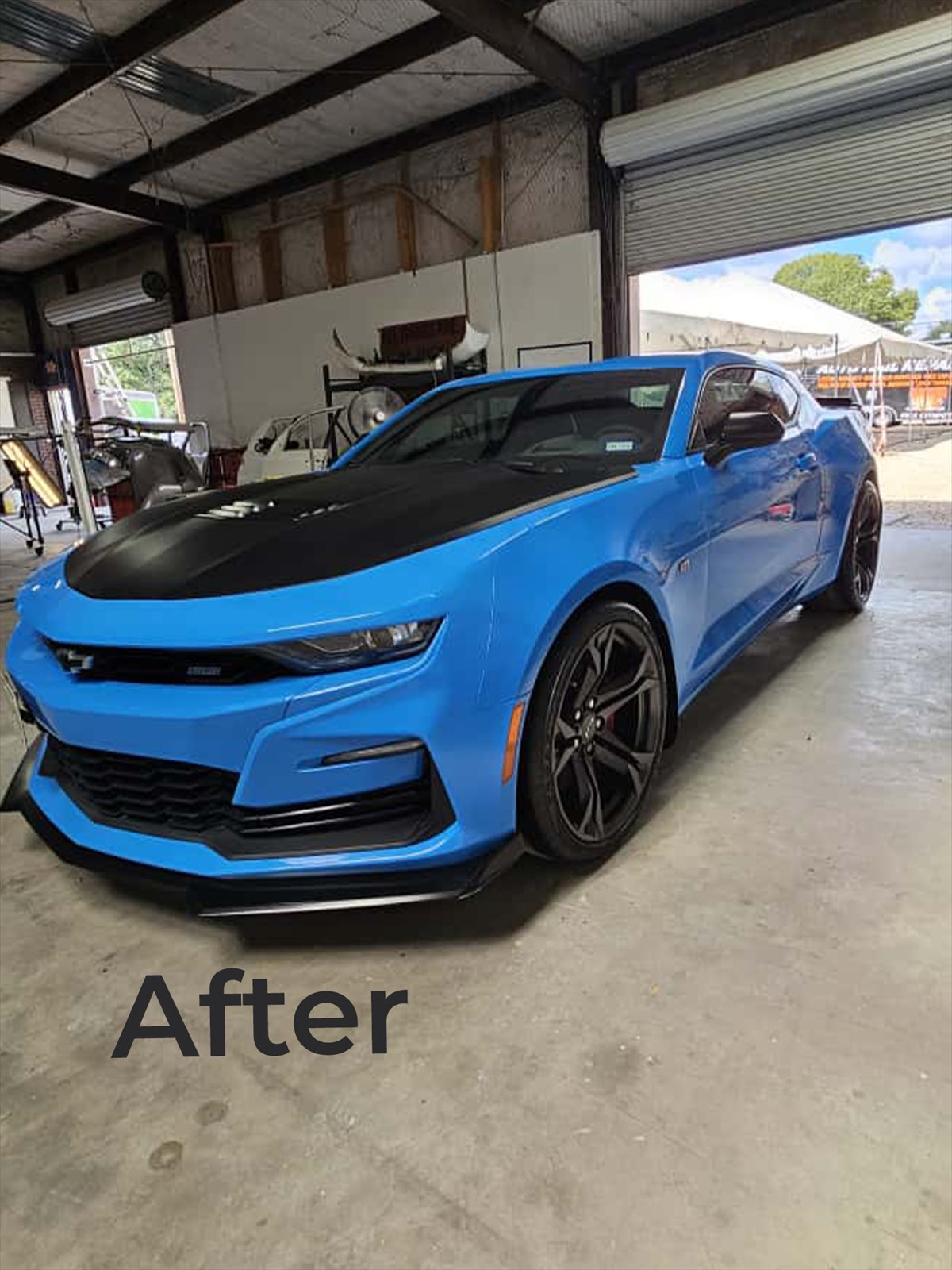 Camaro finished after paint and body work — after